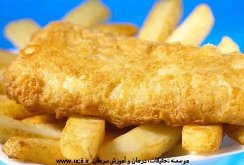 از خوردن غذای سرخ کرده و پنیر افزوده شده اجتناب شود